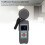Digital Light Meter 200000LX LCD Rotatable Sensor Illuminance & Temperature 8