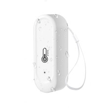 WIFI Temperature and Humidity Sensor Outdoor Waterproof Tuya APP Hygrometer Thermometer Sensor White
