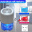 Dehumidifiers for Home, for Bedroom with Auto Defrost Function,2200ML Capacity Quiet Small Dehumidifier Eu Plug White 8