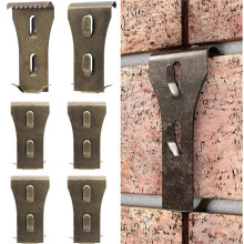 Baksteenhaakclips Om op Te Hangen, Baksteenhangers Om op Te Hangen aan Bakstenen Muren, Geen Boren en Spijkers, Geschikt voor Bakstenen van 2-1/4" Tot