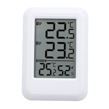Digital Indoor Outdoor Thermometer Hygrometer, 328.1ft Range, 2.56" Screen