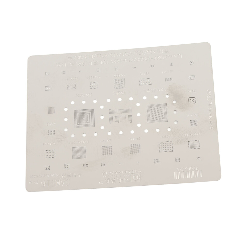 Phone Tin Reballing Stencil For A53 Series, Stainless Steel, 0.12Mm Pitch 9481380549814