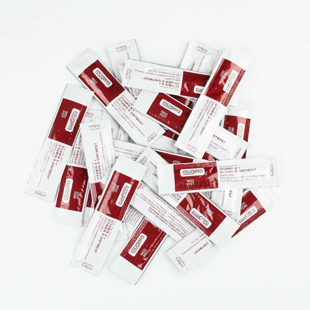 Tattoo Aftercare Healing Ointment with Vitamin A and D, Fast Healing SingleUse Packs 20pcs