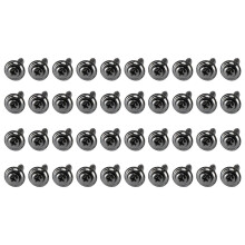 C5 Corvette 40pc Chrome Body Panel Trim Screw Kit for 19972004 Chevy Steel RustResistant