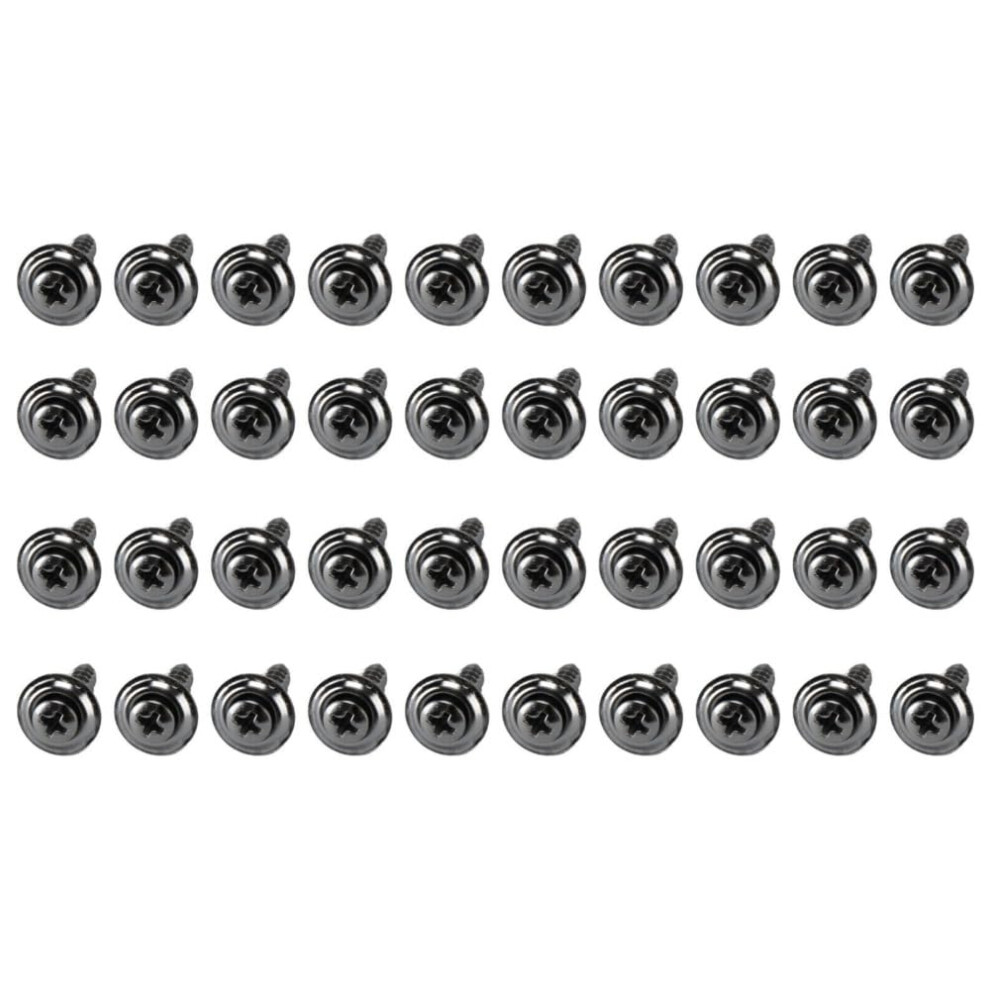 C5 Corvette 40Pc Chrome Body Panel Trim Screw Kit For 19972004 Chevy Steel Rustresistant 9113335602403