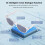 Touch-Control Smart-Sonnenbrille IP65 Wasserfest Bluetooth 5.4 Weiß 9