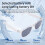 Touch-Control Smart-Sonnenbrille IP65 Wasserfest Bluetooth 5.4 Weiß 3