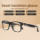 Wireless Smart Glasses with Mic, Speaker, 150mAh Battery Black Frame 9