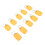 10pcs Dual Frequency IC ID Keyfobs 45x30mm Writable Door Access 1