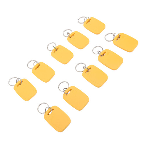 10pcs Dual Frequency IC ID Keyfobs 45x30mm Writable Door Access