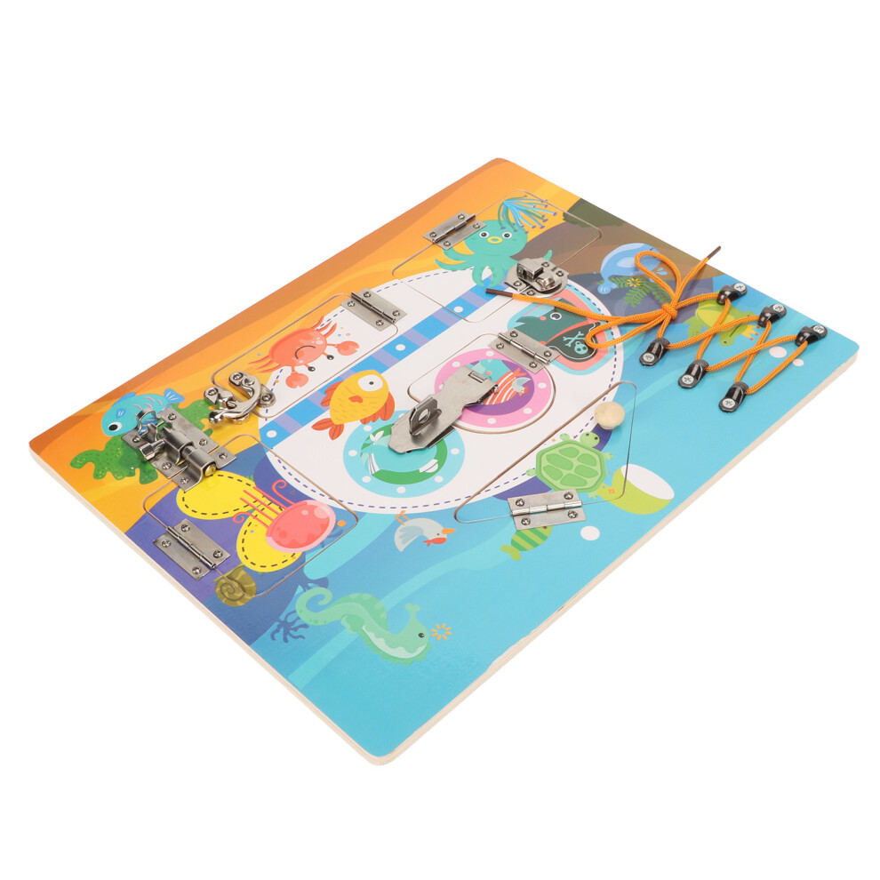 Elderly Fidget Board for Dementia Anxiety Beechwood Sensory Toy