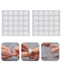 20 Bögen Schaum-Kerzendochtaufkleber 20x1mm doppelseitiges Klebeband