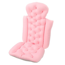 Bathtub Pillow with NonSlip Surface Full Body Comfort Support for Adults Cherry Color