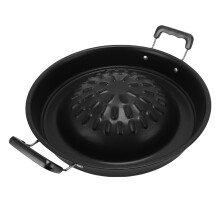 Thai BBQ Grillpfanne 2-in-1 Aluminium Antihaft 30cm Schwarz Für Indoor & Outdoor