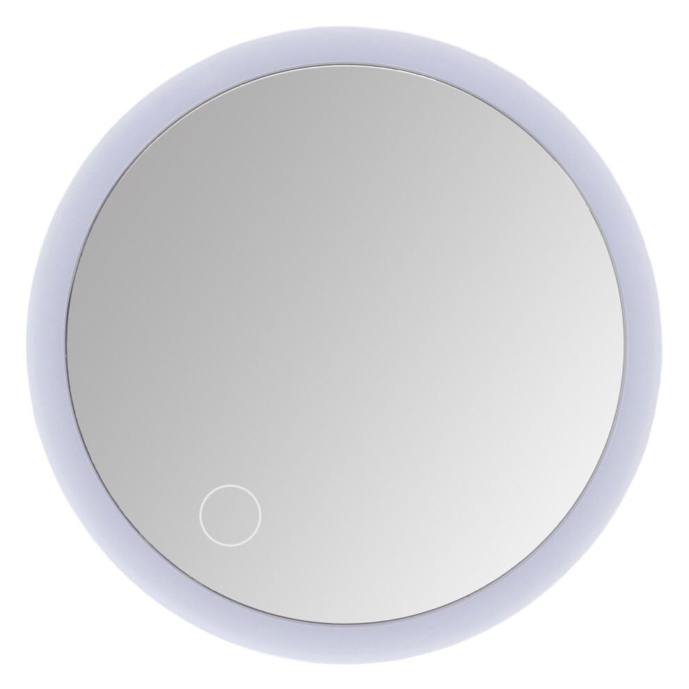 30X Magnifying LED Makeup Mirror with Light, 1500mAh Battery, White