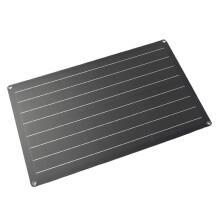 30W Portable Car Solar Panel Charger Kit for Motorcycle with USB & DC Ports