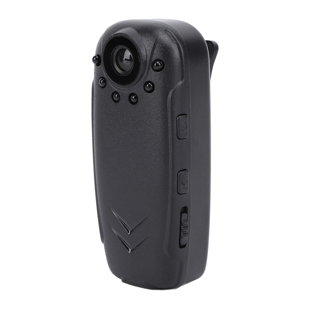 1080P Wide Angle Body Camera With Night Vision, Clipon Security Cam 64Gb Audio Video Recording 9187378109595
