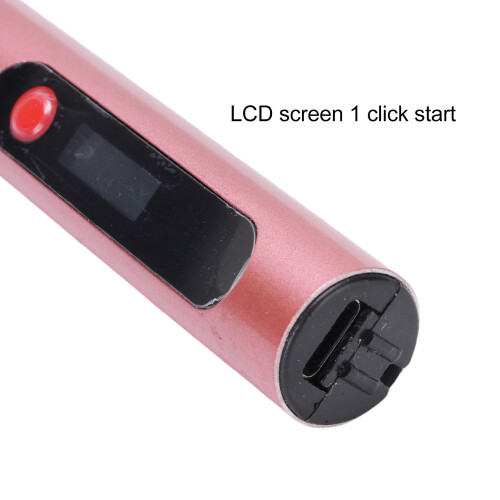 Roségoldener elektrischer Gravierstift 500mAh LCD Display 2