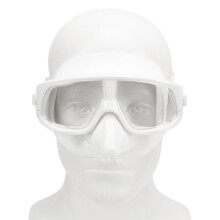 Dual Use PC Silicone Waterproof Diving Goggles for Adult Freediving White