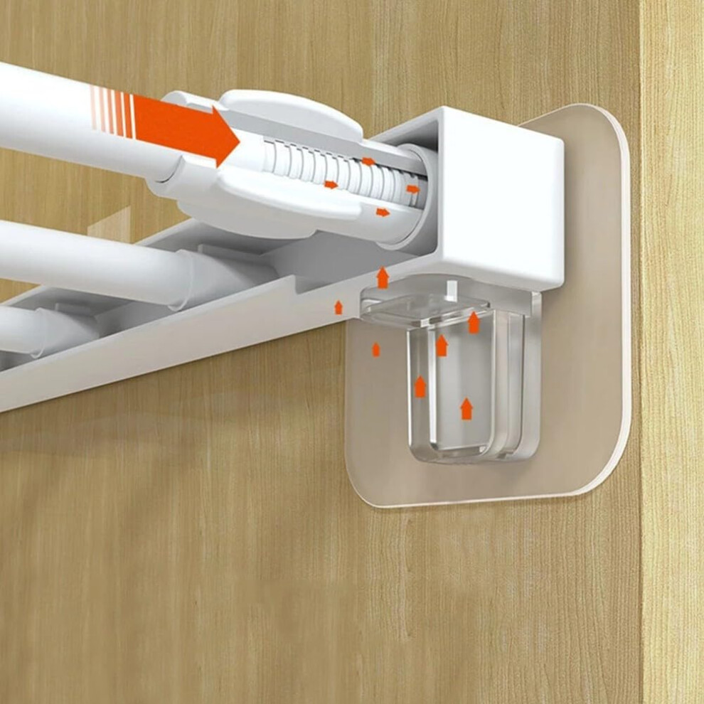 Shelf Support Clips Set 10 Pcs Strong Load Capacity Drill Abs Brackets For Cabinets And Kitchen 9187378110096