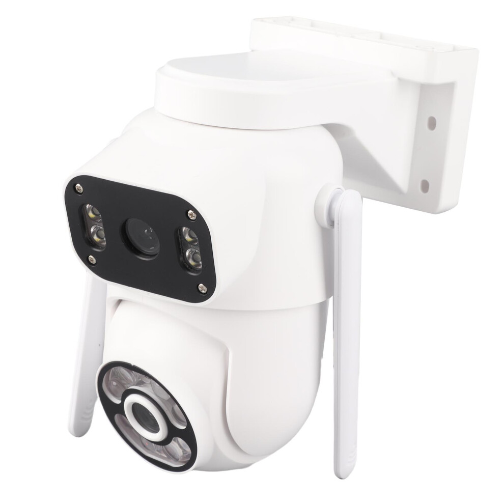 3Mp+3Mp Dual-Lens Wifi Security Camera With Night Vision & Two-Way Audio 8431380662731