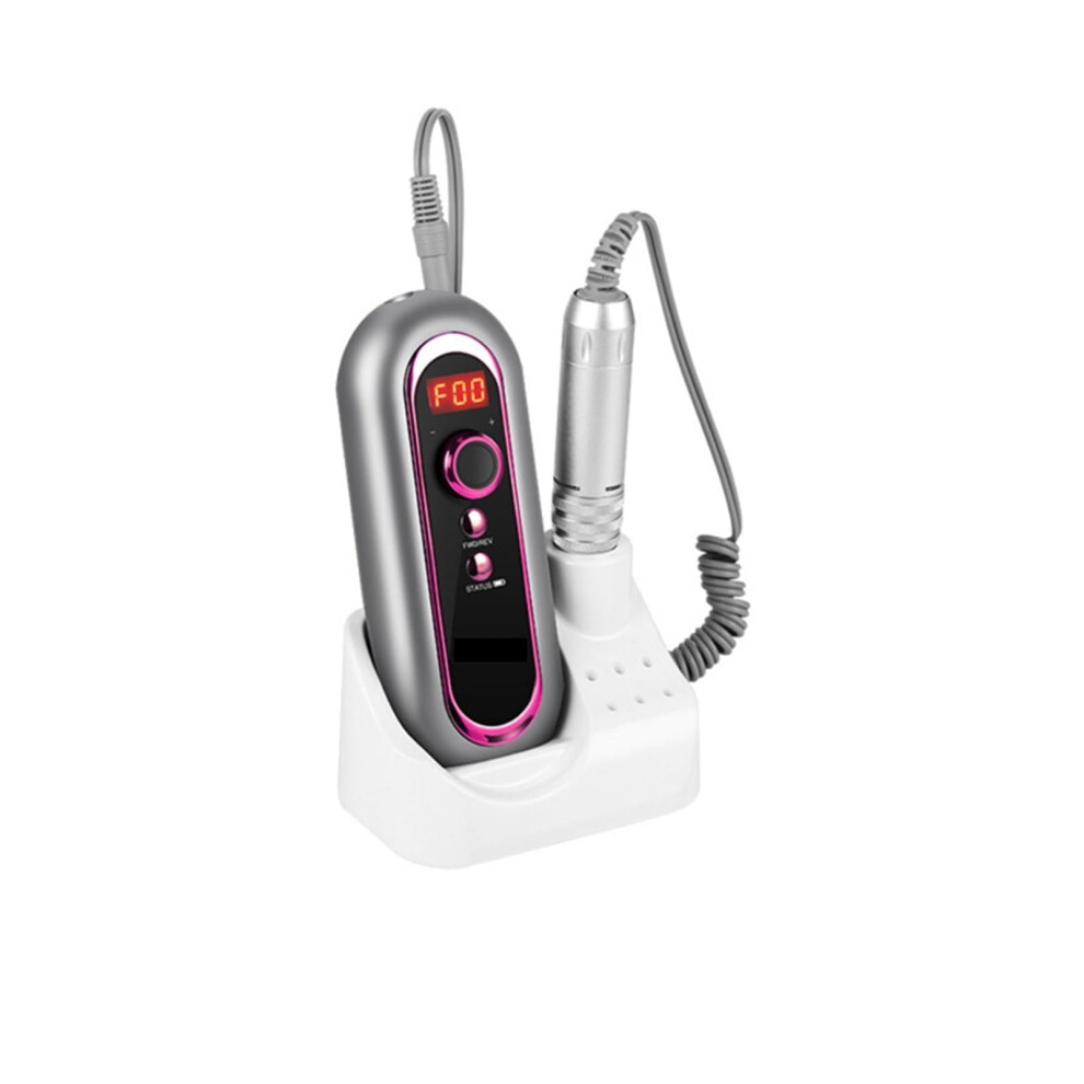 Electric Nail Drill 30000RPM Rechargeable Cordless for Manicure Pedicure Acrylic Gel Nails