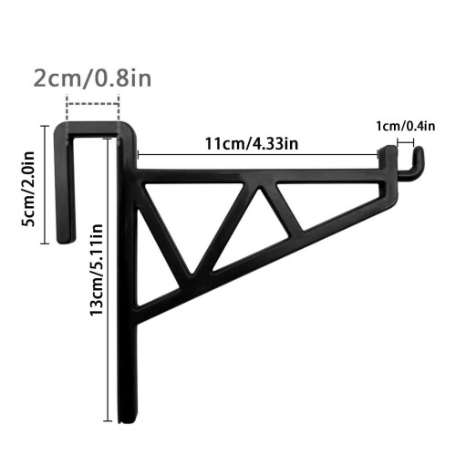 10pcs Plastic Beekeeping Frame Hangers Stand Black Beehive Equipment 1