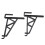10pcs Plastic Beekeeping Frame Hangers Stand Black Beehive Equipment 12