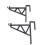 10pcs Plastic Beekeeping Frame Hangers Stand Black Beehive Equipment 16