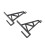 10pcs Plastic Beekeeping Frame Hangers Stand Black Beehive Equipment 13