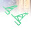10pcs Green Plastic Beehive Frame Hangers Beekeeping Supports 1