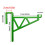10pcs Green Plastic Beehive Frame Hangers Beekeeping Supports 2