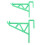 10pcs Green Plastic Beehive Frame Hangers Beekeeping Supports 12