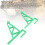 10pcs Green Plastic Beehive Frame Hangers Beekeeping Supports 9