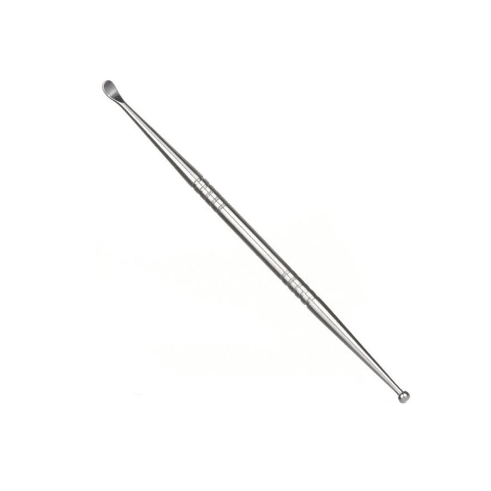 Earwax Removal Tool with SpoonShaped Precision Tip, Steel Ear Pick with Massage Design for Adults