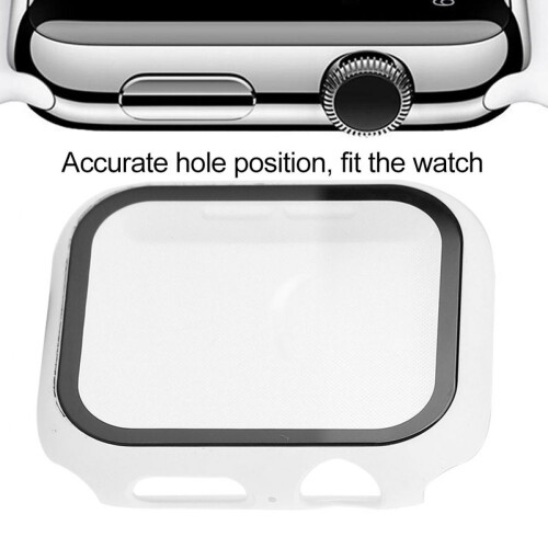 Θήκη ρολογιού για Apple Watch από σκληρυμένο γυαλί, προστατευτικό οθόνης πλήρους 2