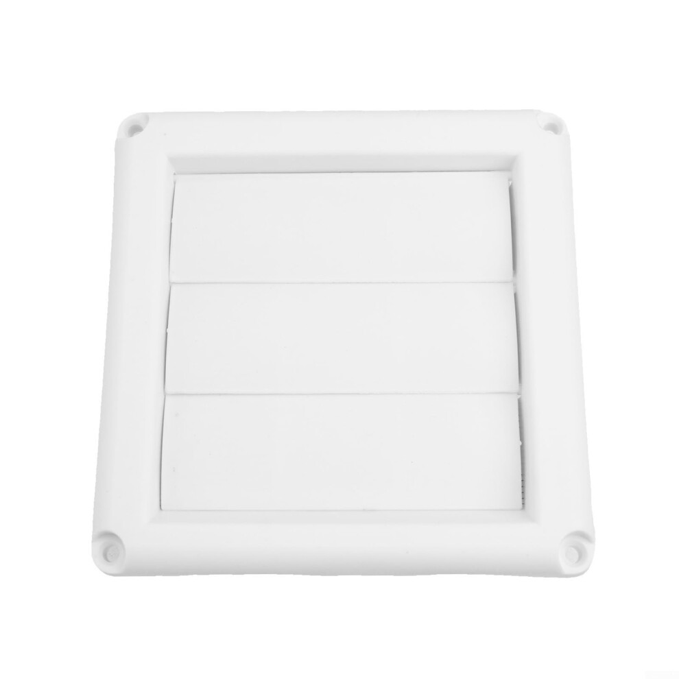 4 Inch Air Vent White Plastic Ventilation Cover For Kitchen Bathroom Efficient Airflow Grille 9187378113929