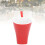 Ceramic Chocolate Melting Cup Mug with Fork, Red, 437g 5