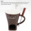 Ceramic Chocolate Melting Cup with Fork, 437g, Coffee Color 7