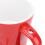 Ceramic Chocolate Melting Cup Mug with Fork, Red, 437g 10