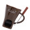 Ceramic Chocolate Melting Cup with Fork, 437g, Coffee Color 14
