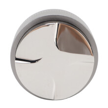 58-mm-Edelstahl-Kaffeeverteiler mit integriertem Federmechanismus, Silber