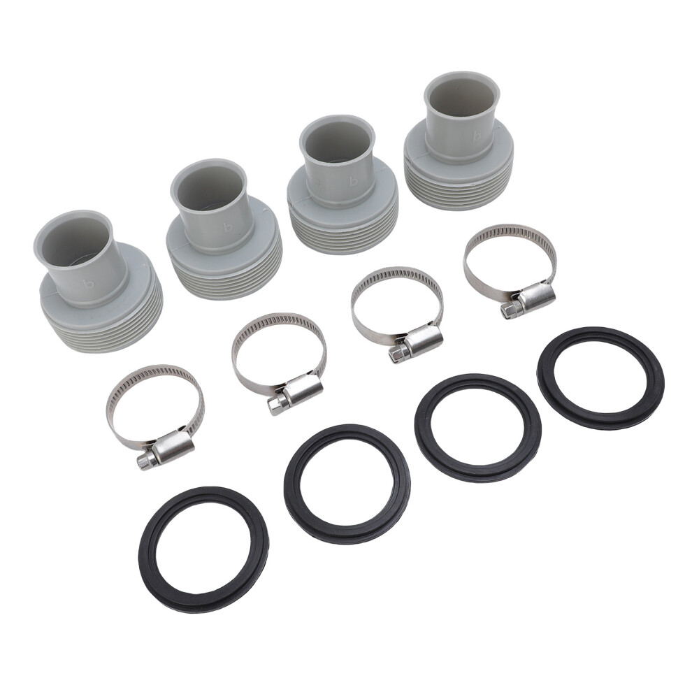 Sturdy Abs Pool Filter Pump Adapter For 1.25In To 1.5In Hose 8471380666278