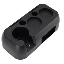ABS-Kaffeetampffachstationhalter für 49mm-58mm Siebträger, Schwarz