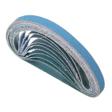 Pack of 10 Green Silicon Carbide Sanding Belts 10mm x 330mm 80 Grit for Metal Polishing