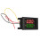 Voltmetro e amperometro 2-in-1 600V 20A, doppio display digitale LED, ideale per auto e moto 9