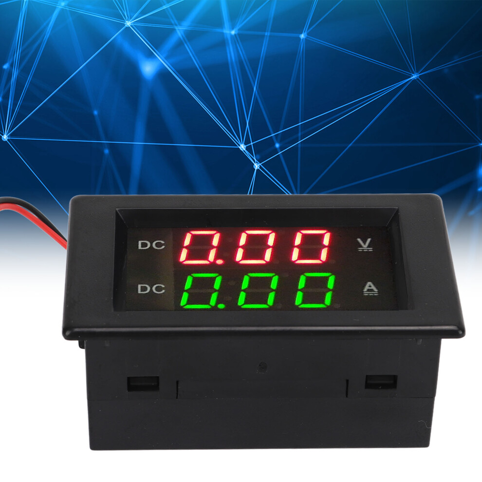 Yb4835va 0-300V 50A Dual Led Voltmeter Waterproof, Compact 70X40mm 4981380559288