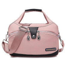 (Light Pink) Beautifuldeer Anti Theft Handbag, Beautiful Deer Fashion Waterproof Anti Theft Handbag Crossbody for Women,Lightweight Messenger Bag