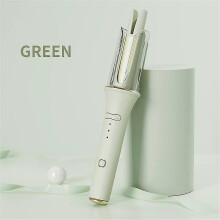 (green) New Automatic Curling Rod Mini 25MM Automatic Curling Rod Big Wave Lazy Curling Rod