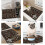 Coffee Bar Mat with Super Absorbent Surface and Waterproof Backing for Coffee Maker Kitchen Counter 5